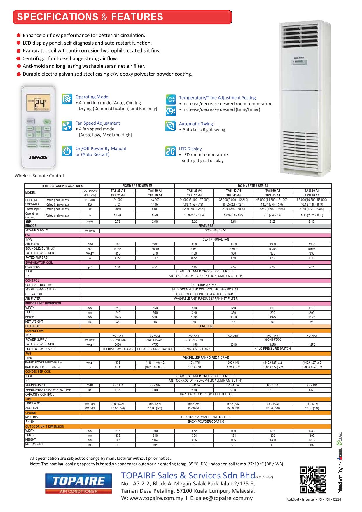Fixed Speed Ac Specifications.pdf DC_INVERTER_FIXED_SPEED_FLOOR_STANDING_3_1_2014-page-002 - Aconland Sdn Bhd